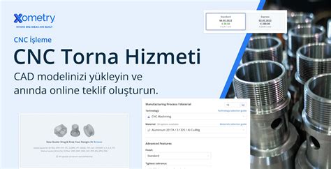 Online CNC Torna Hizmeti 